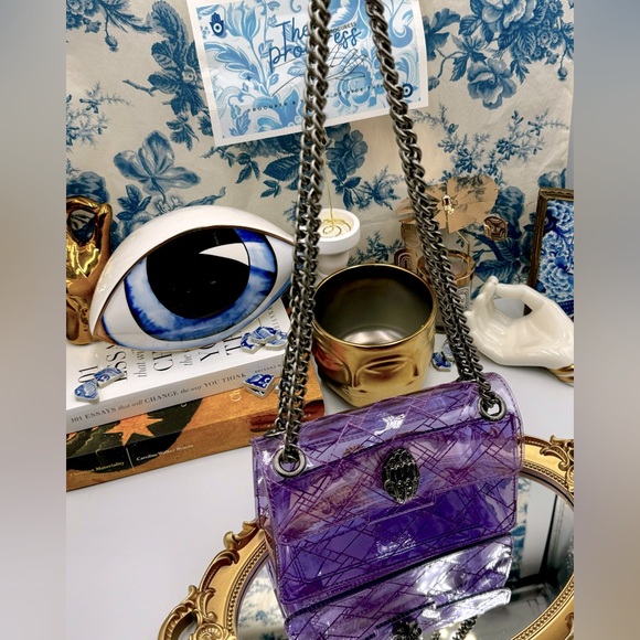 🆕 KURT GEIGER LONDON 🧿 NWOT Mini Kensington Crossbody Bag, Light Purp - Picture 2 of 16